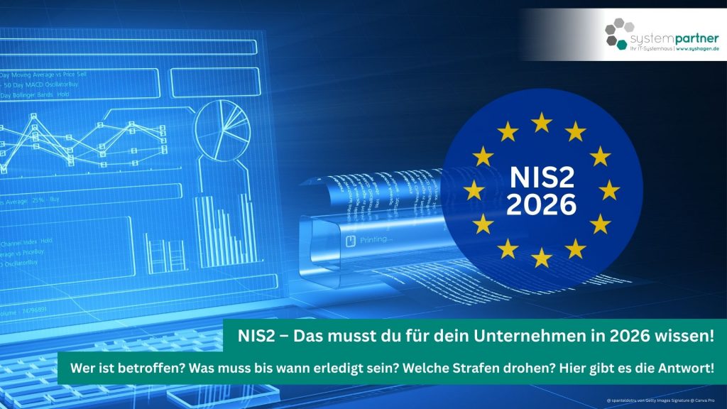 Das erwartet dich 2026 in Sachen NIS2. Systempartner Hagen berät dich!