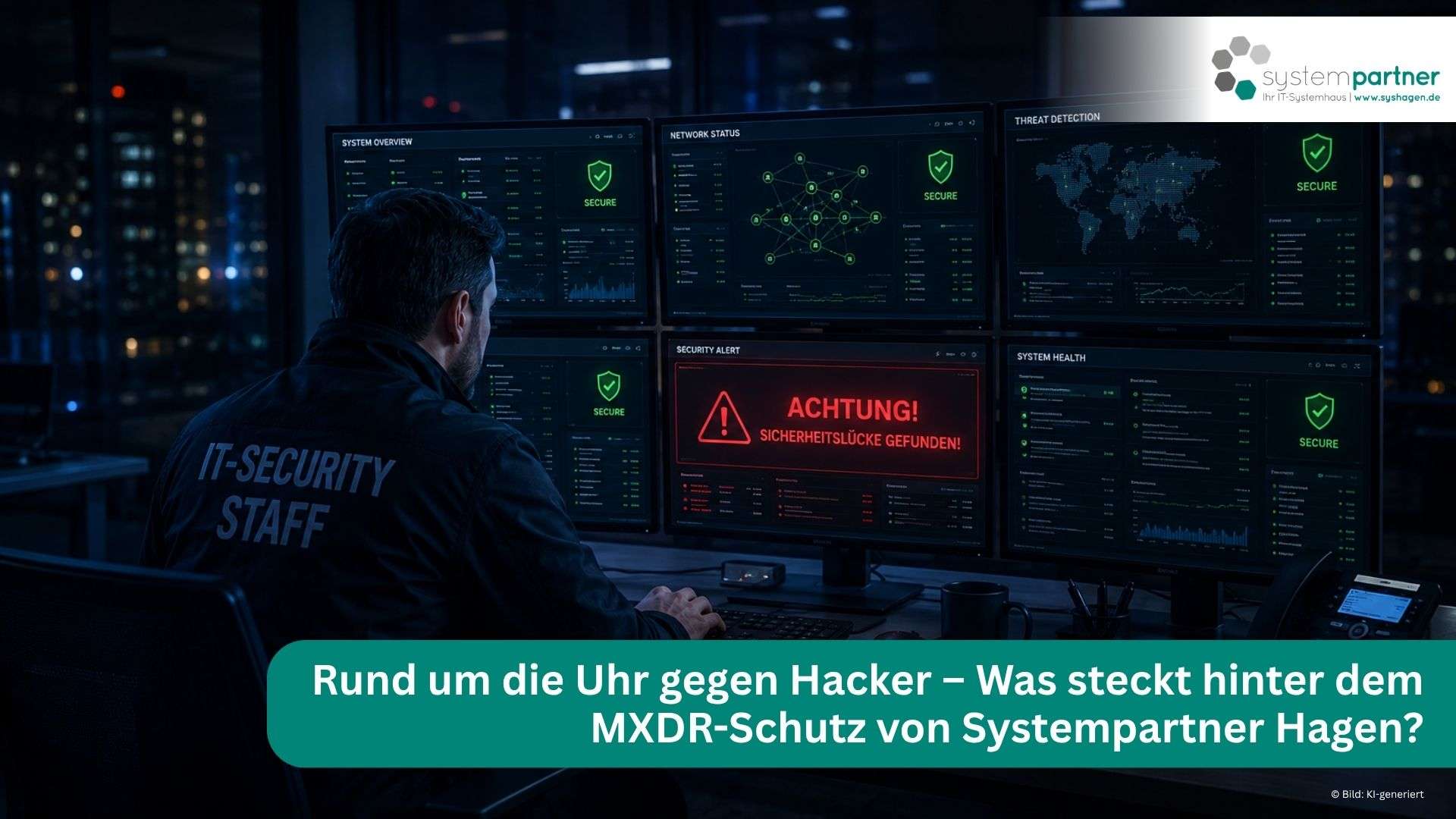 Rund um die Uhr gegen Hacker – Was steckt hinter dem MXDR-Schutz von Systempartner Hagen?