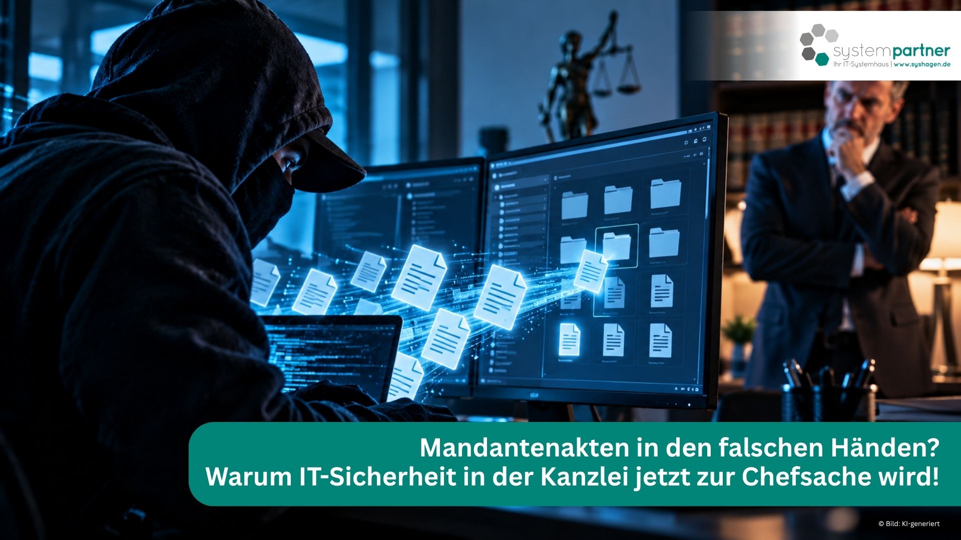 Mandantenakten in den falschen Händen? Warum IT-Sicherheit in der Kanzlei jetzt zur Chefsache wird